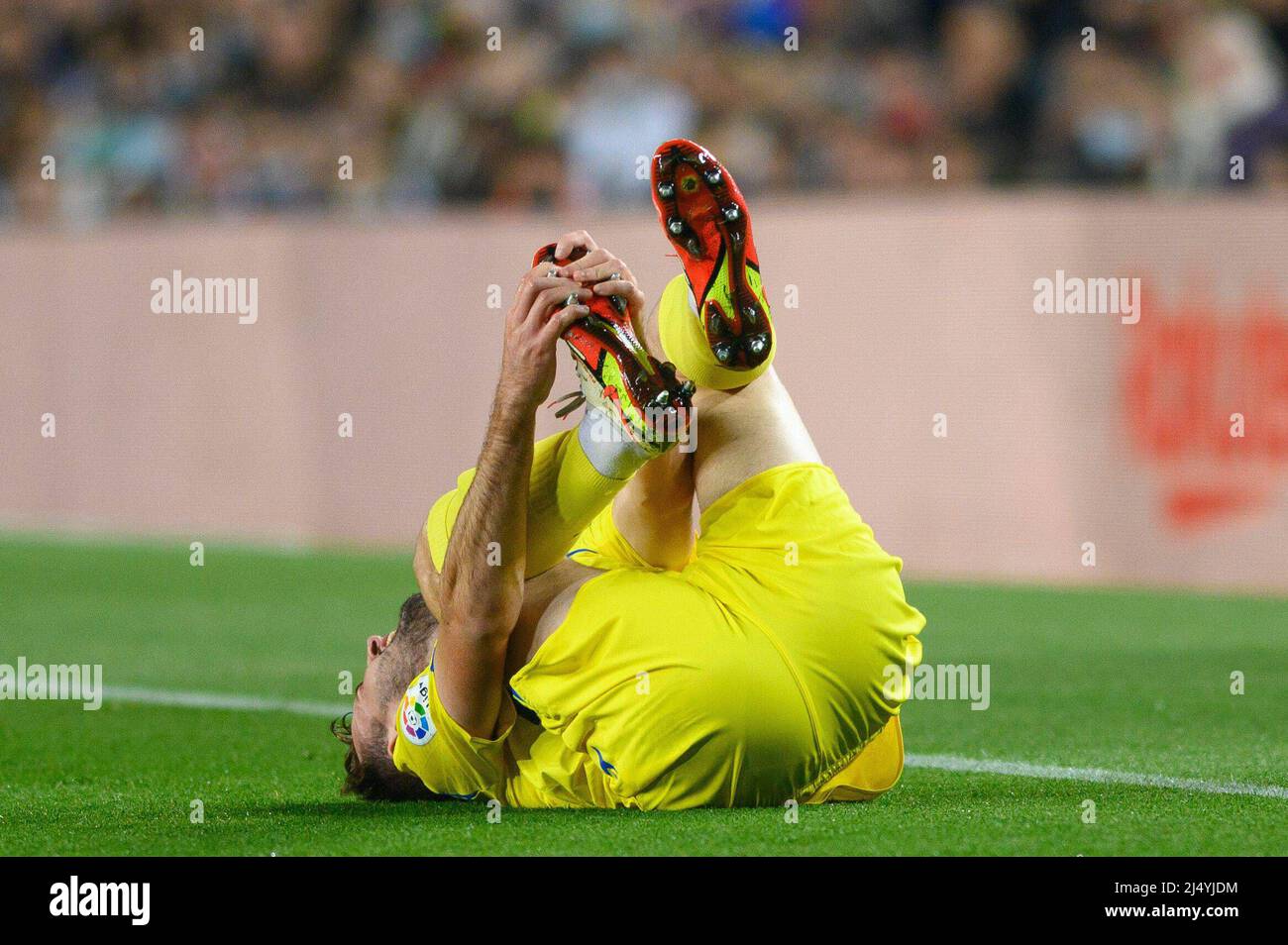 Barcelone, Espagne. 18th avril 2022. La Liga Spanish la Liga football Match FC Barcelona vs Cadix au camp Nou Stadium, Barcelone 18 avril, 2022 900/Corcon Press Credit: CORCON PRESS/Alay Live News Banque D'Images