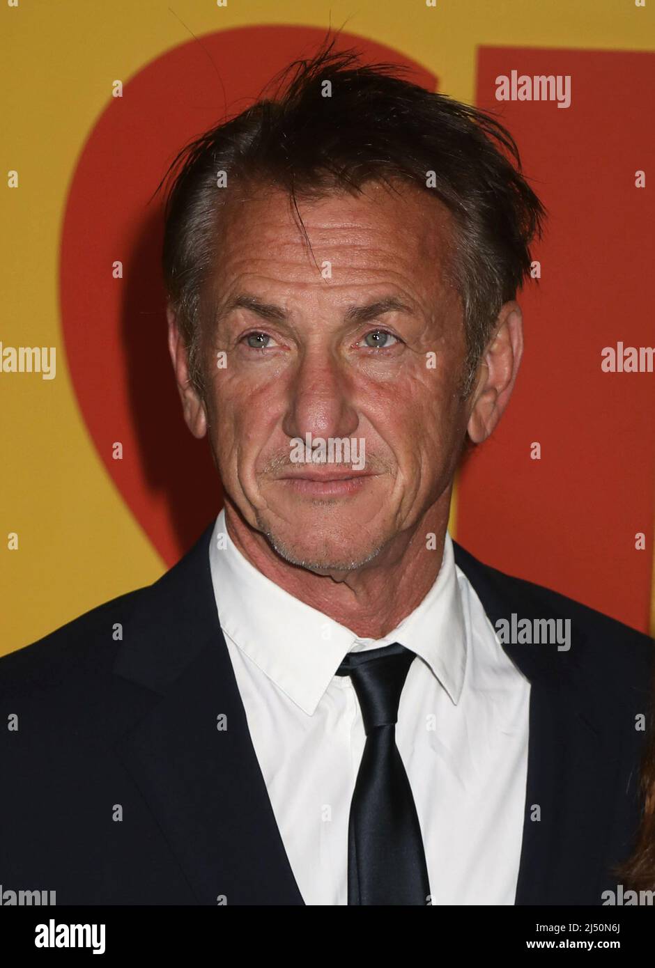 18 avril 2022, New York, New York, États-Unis: L'acteur SEAN PENN participe à la première mondiale de Starz â€˜Gaslitâ€™ tenue au Metropolitan Museum of Art (Credit image: © Nancy Kaszerman/ZUMA Press Wire) Banque D'Images