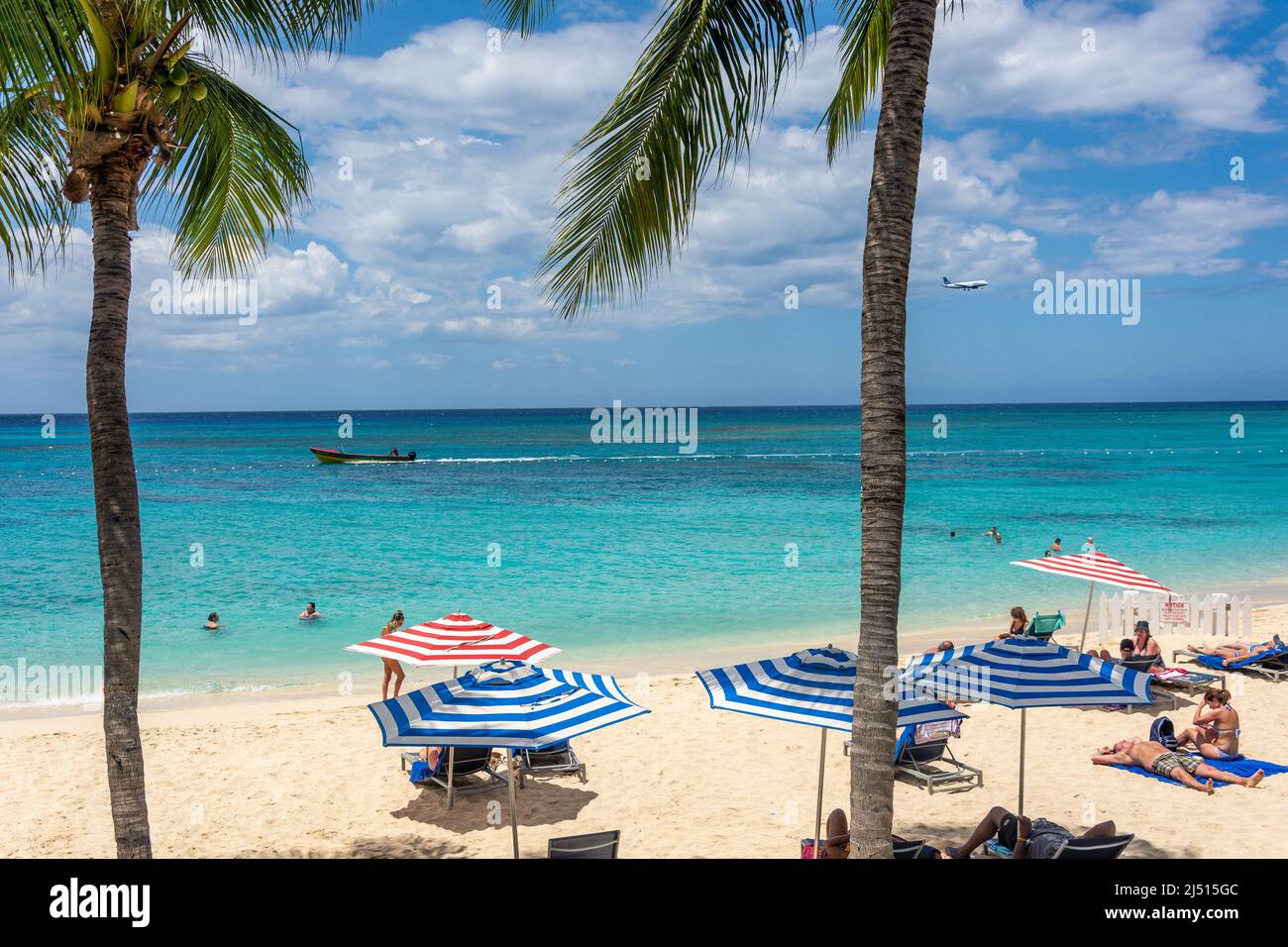 Doctor's Cave Beach, Montego Bay, paroisse St James, Jamaïque, grandes Antilles, Caraïbes Banque D'Images