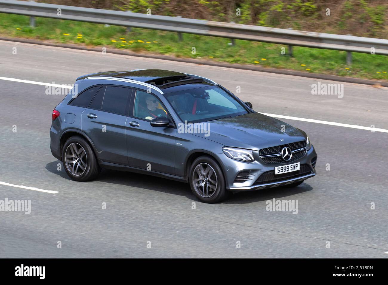 2018 Mercedes Benz AMG GLC gris 43 4Matic Prem+A SUV 2996cc essence Banque D'Images