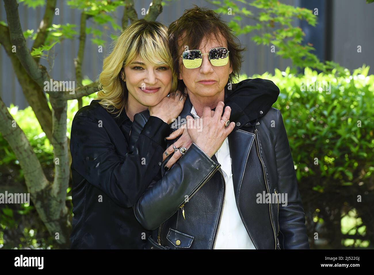 Rome, Italie. 19th avril 2022. 19th avril 2022; Asia Argento, Gianna Nannini pendant la diffusion TV The Band Photocall (photo par AllShotLive/Sipa USA) Credit: SIPA USA/Alay Live News Banque D'Images