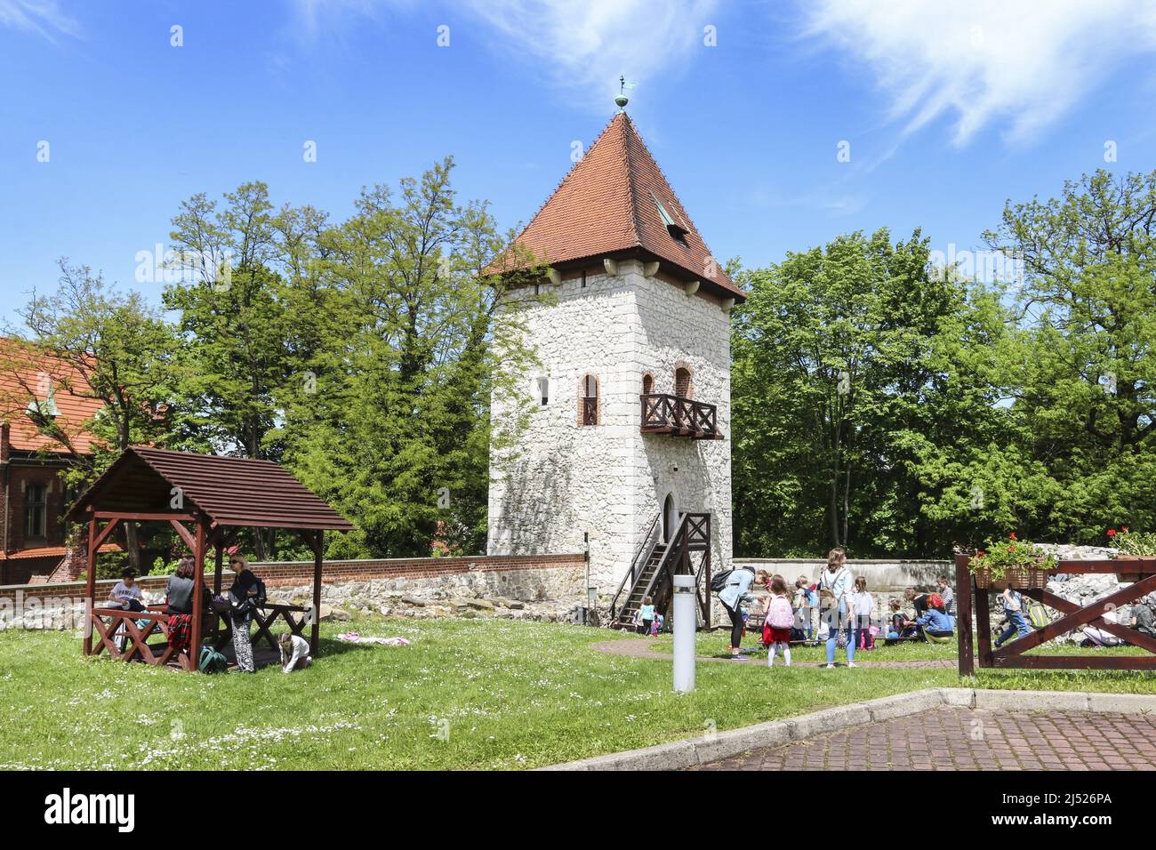 La colline du château à Wieliczka, Polan Banque D'Images