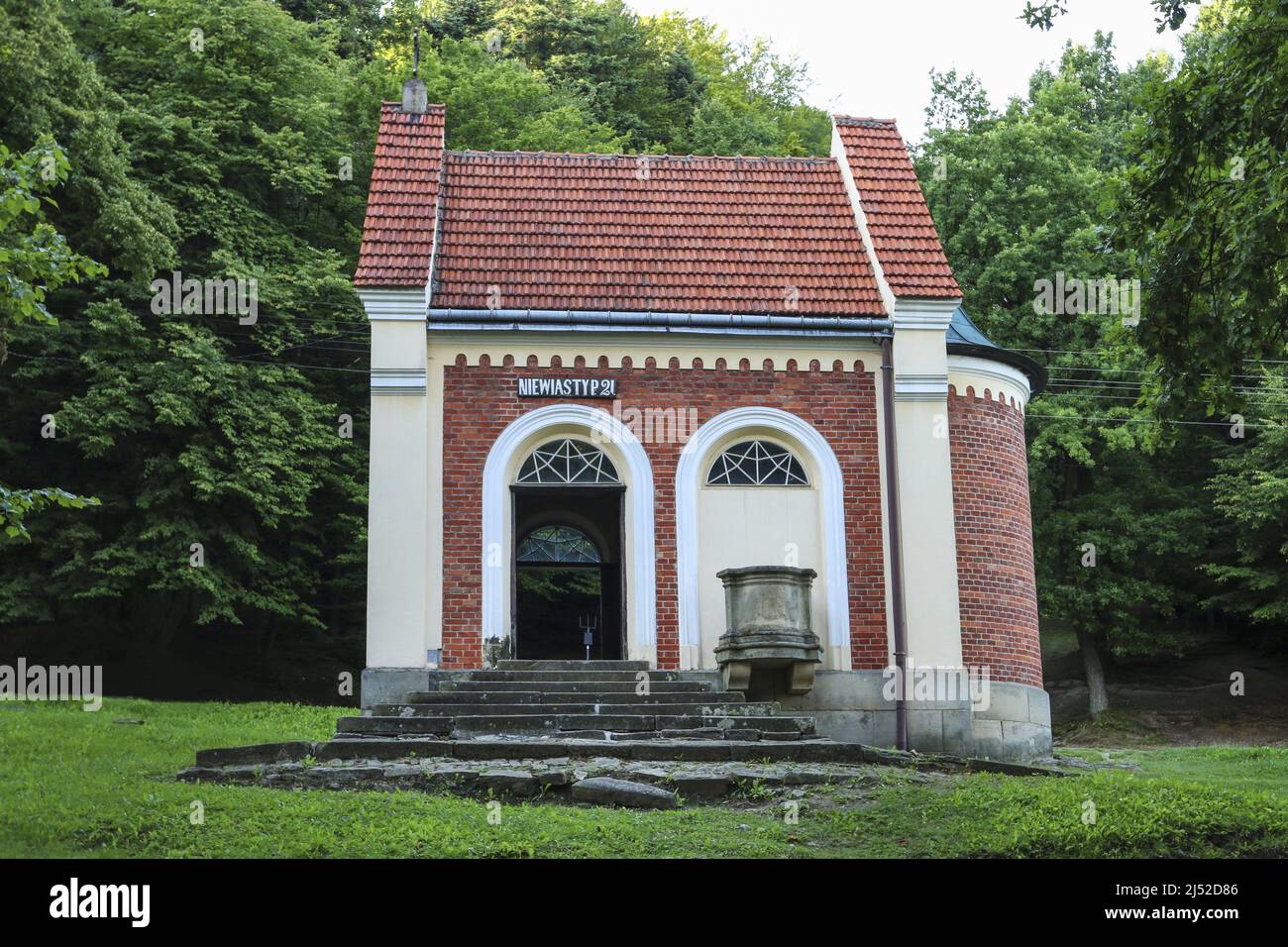 Une chapelle à Kalwaria Zebrzydowska, Pologne. Banque D'Images