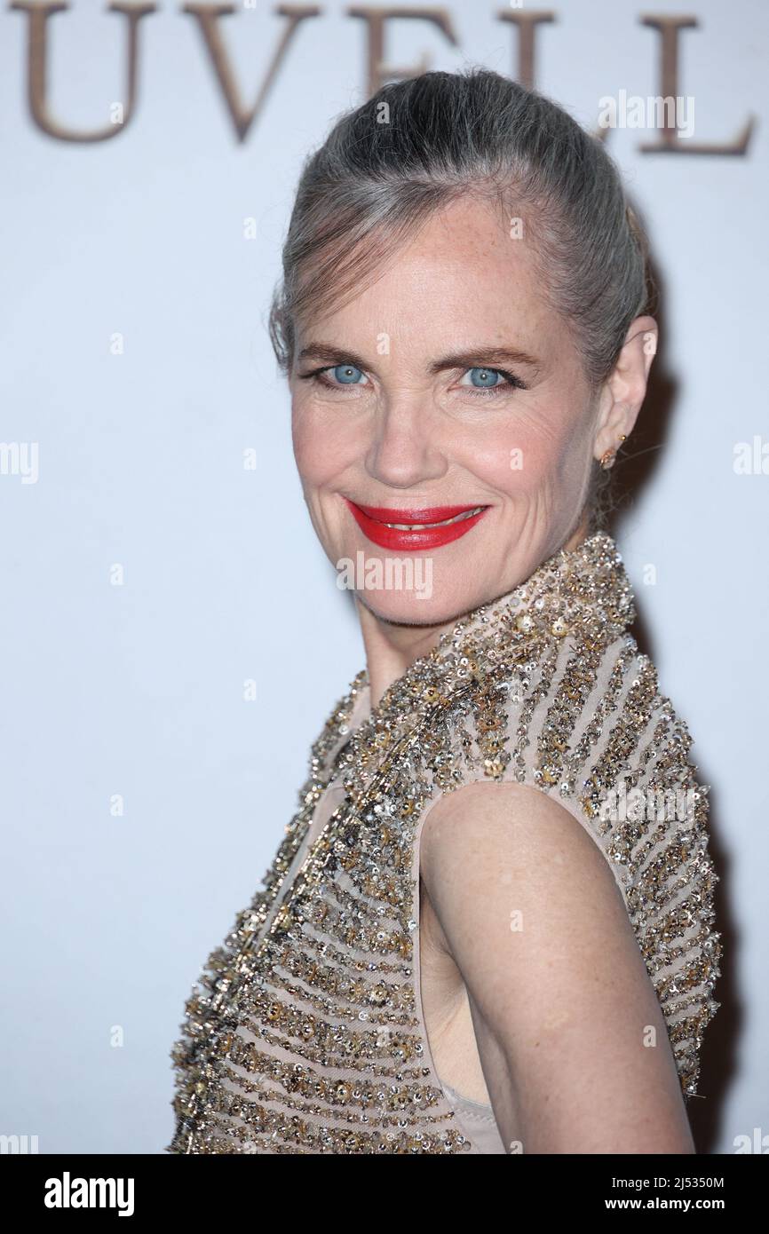 Paris, France, le 19 avril 2022. Elizabeth McGovern assiste à la première de Downton Abbey 2 : une Nouvelle ERE, tenue à Gaumont Marignan, à Paris, le 19 avril 2022. Photo de Jerome Domine/ABACAPRESS.COM Banque D'Images