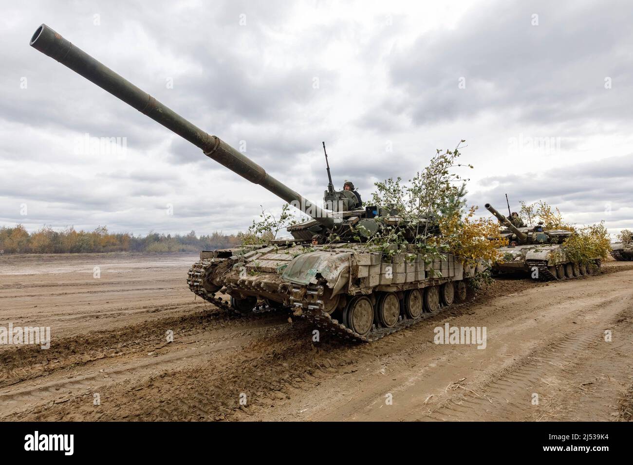 Zhytomyr Reg, Ukraine. 14th octobre 2017. Formation au combat des forces armées d'Ukraine dans le centre d'entraînement de la région de Zhytomyr. (Credit image: © Mykhaylo Palinchak/SOPA Images via ZUMA Press Wire) Banque D'Images