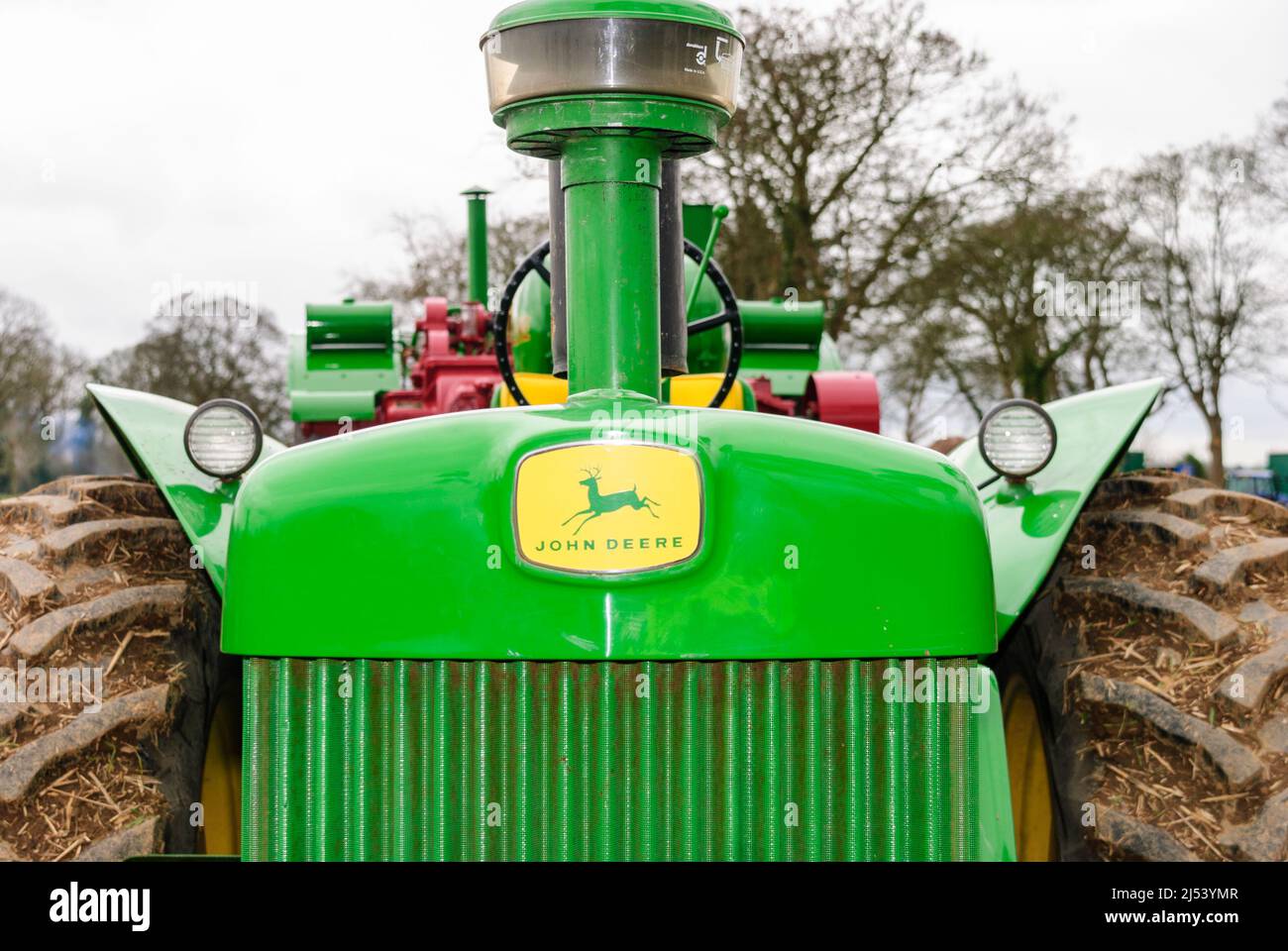 Vintage tracteur John Deere Banque D'Images