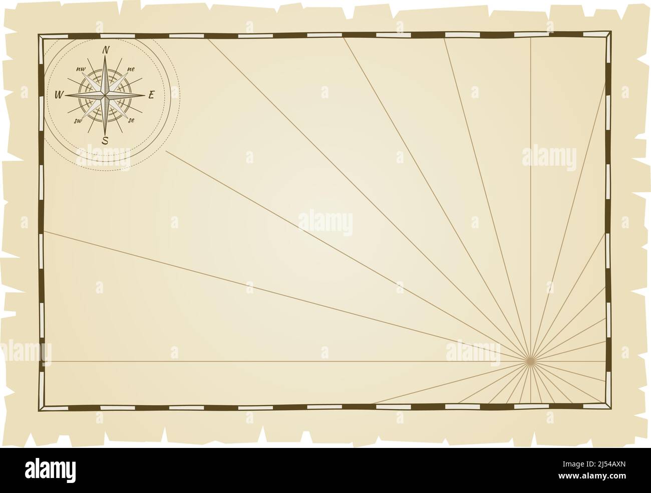 Carte vintage papier brun vieilli. Arrière-plan ancien Illustration de Vecteur