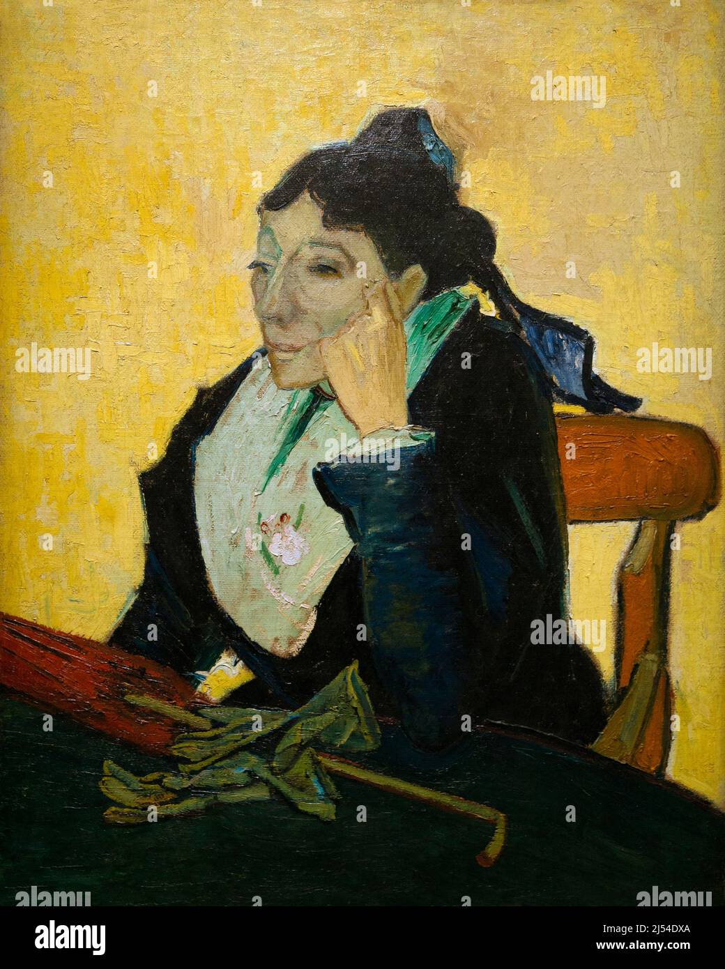 L'Arlésienne, l'Arlésienne, Mme Ginoux, Vincent van Gogh, 1888, Musée d'Orsay, Paris, France, Europe Banque D'Images
