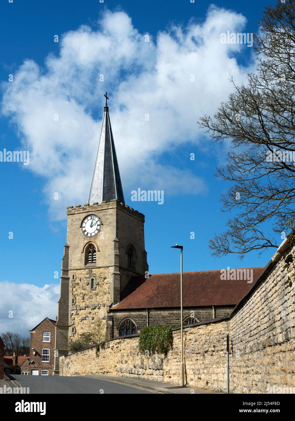 Eglise catholique romaine de St Léonard et St Mary un bâtiment classé II* dans le Yorkshire du Nord de Malton en Angleterre Banque D'Images