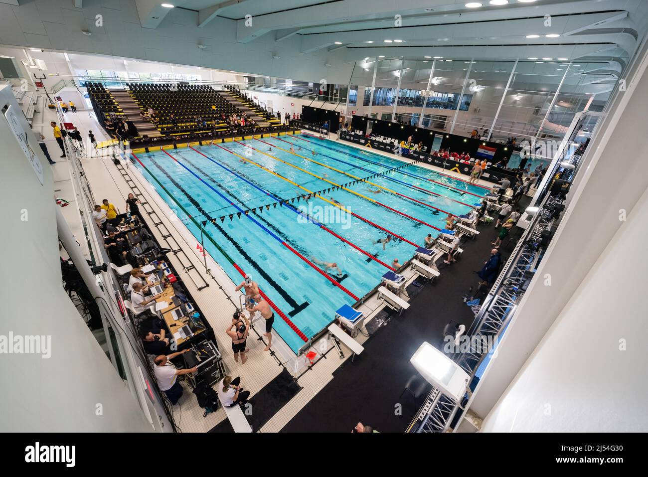 19 avril 2022, invictus Jeux dans la piscine la Hofbad à la Haye - pays-Bas Banque D'Images