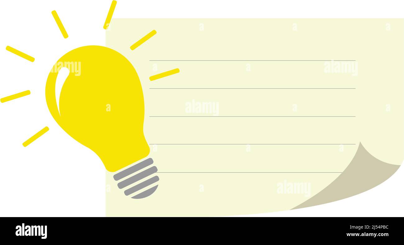 Ampoule Jaune Page De Garde