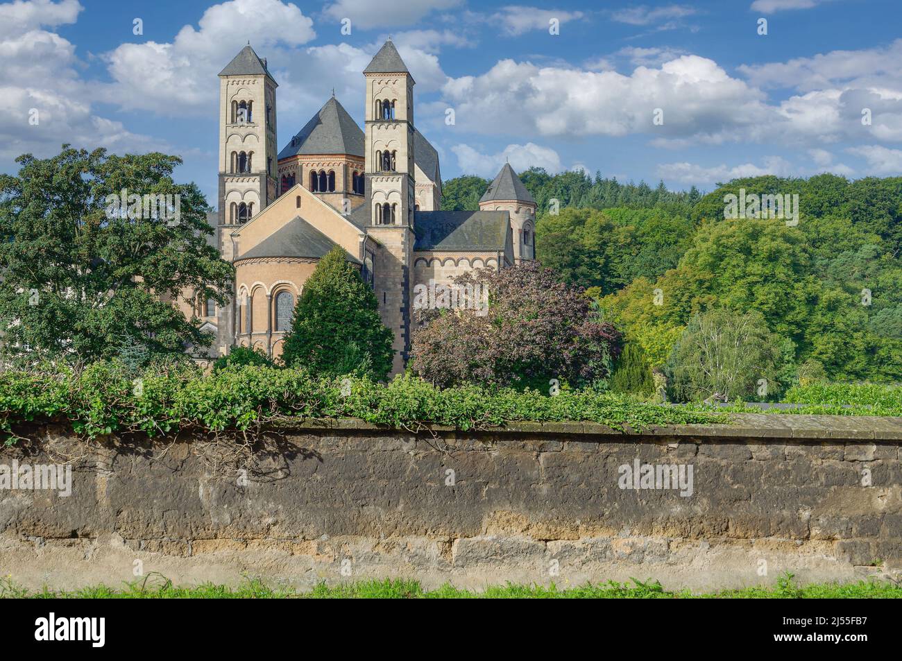 Abbaye de Maria Laach, l'Eifel, Allemagne Banque D'Images