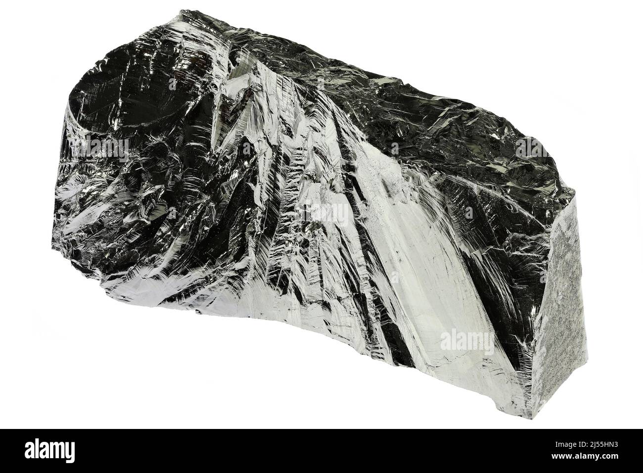 germanium fin à 99,999 % isolé sur fond blanc Banque D'Images