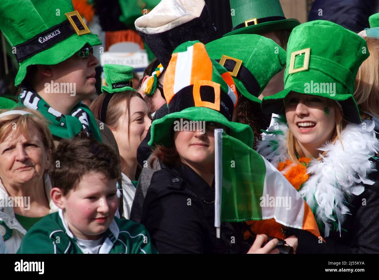 Saint Patrick's Day, Dublin, Irlande Banque D'Images