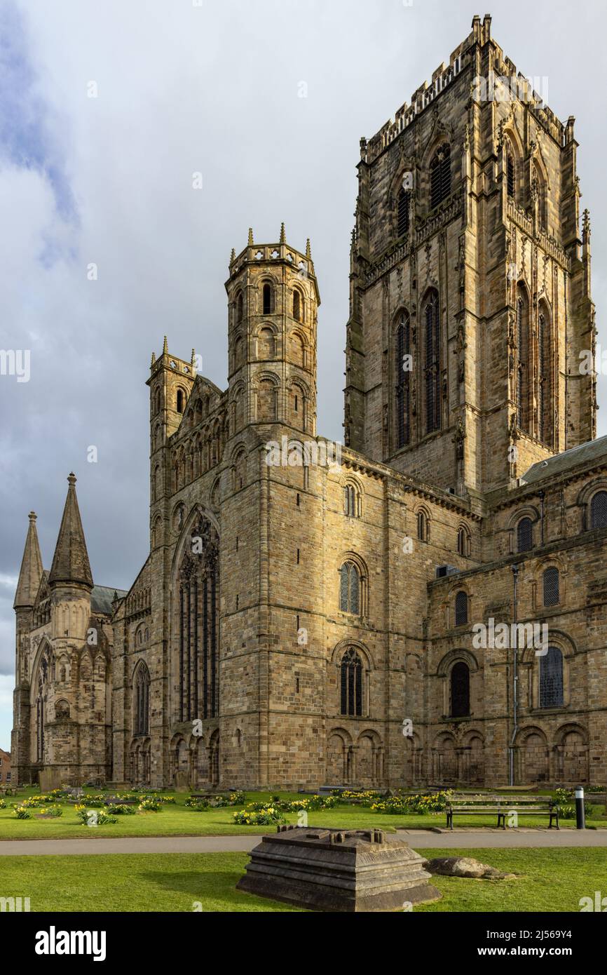 La magnifique cathédrale de Durham, comté de Durham, Angleterre, Royaume-Uni Banque D'Images