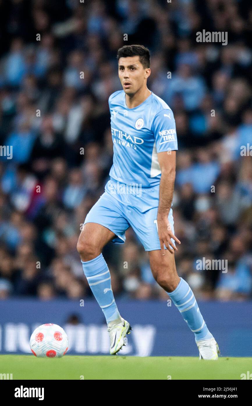 Manchester, Royaume-Uni, 20 avril 2022, Manchester City's Rodri. Date de la photo : jeudi 21 avril 2022. Le crédit photo devrait se lire: Anthony Devlin/Alamy Live News/Alamy Live News Banque D'Images