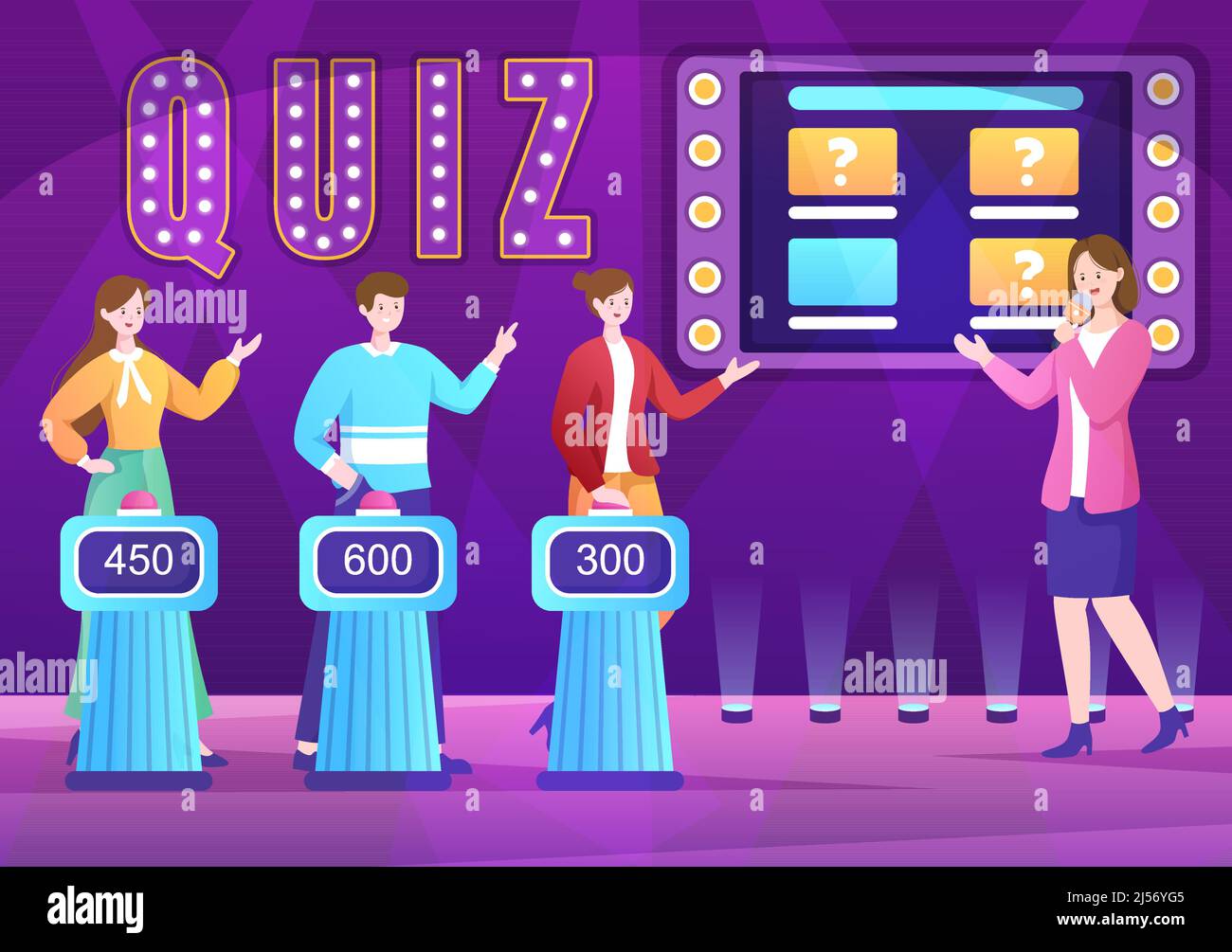 Quiz tv Banque d'images vectorielles - Page 2 - Alamy