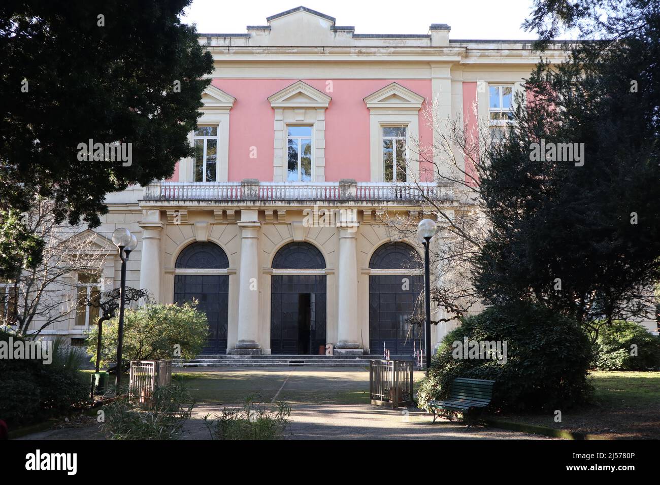 Naples - Scorcio del Dipartimento di Biologia Vegetale nel Real Orto Botanico Banque D'Images