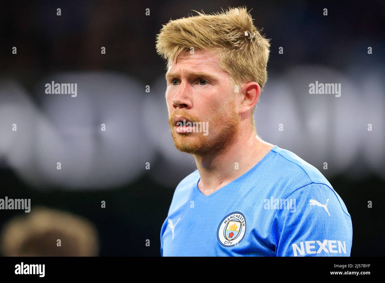 Manchester, Royaume-Uni. 20th avril 2022. Kevin de Bruyne #17 de Manchester City à Manchester, Royaume-Uni le 4/20/2022. (Photo de Conor Molloy/News Images/Sipa USA) crédit: SIPA USA/Alay Live News Banque D'Images