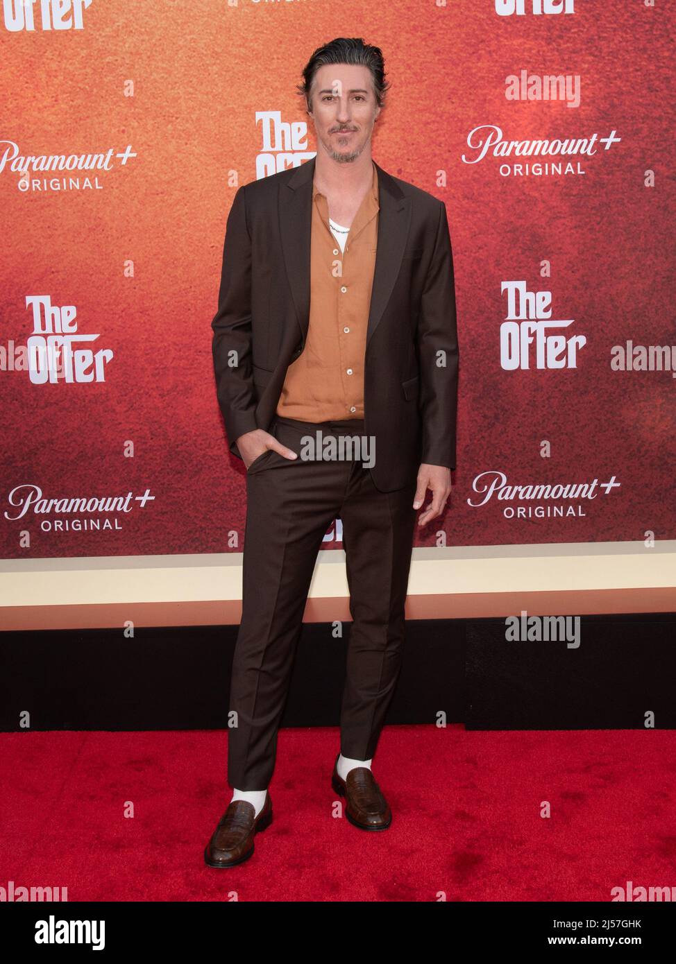 20 avril 2022, Los Angeles, Californie, États-Unis: Eric Balfour participe à la première de la nouvelle série Paramount plus à Los Angeles ''l'offre' (image de crédit: © Billy Bennight/ZUMA Press Wire) Banque D'Images