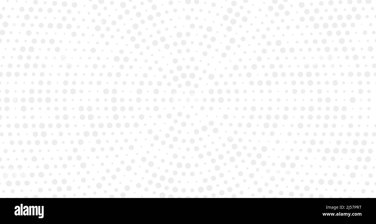 Motif monochrome demi-ton circelé gris clair avec points. Minimalisme, vecteur. Contexte pour les affiches, les sites Web, les cartes de visite Illustration de Vecteur