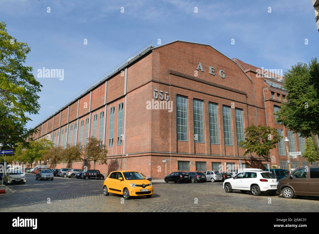 Ancien AEG Works, Voltastrasse, Gesundbrunnen, Mitte, Berlin, Allemagne Banque D'Images