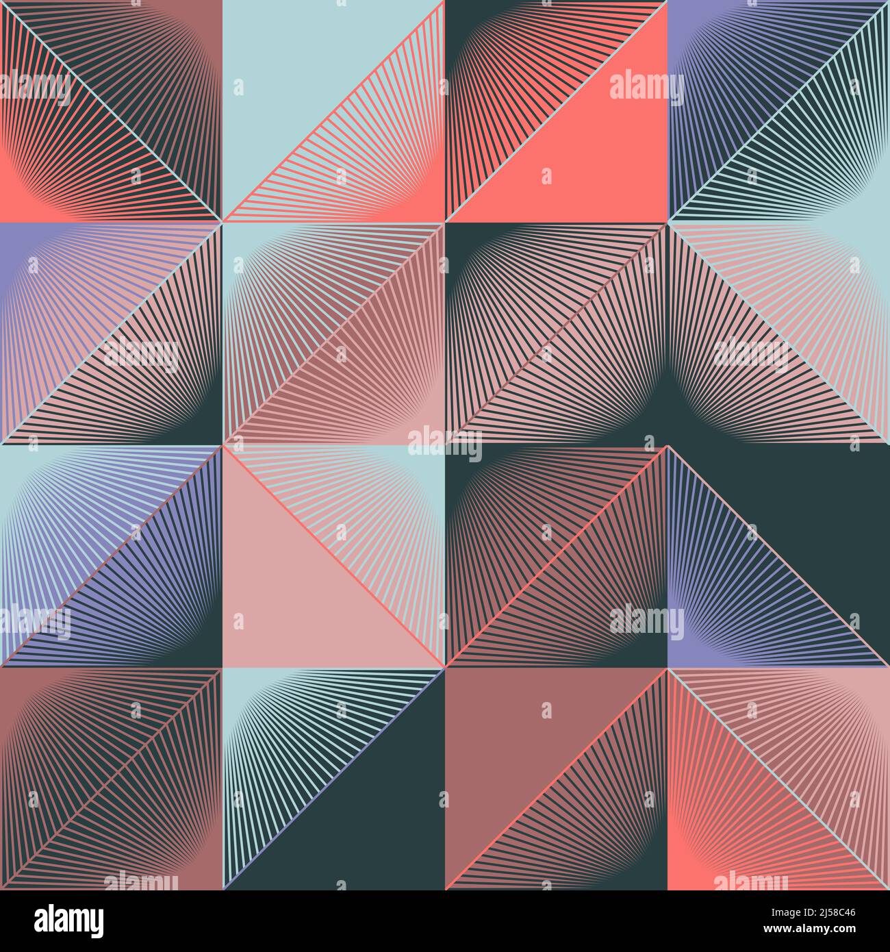 Graphiques vectoriels monochromes abstraits avec effet de transition numérique. Style Brutaliste motif futuriste construit avec des formes géométriques déformées, aléatoire f Illustration de Vecteur