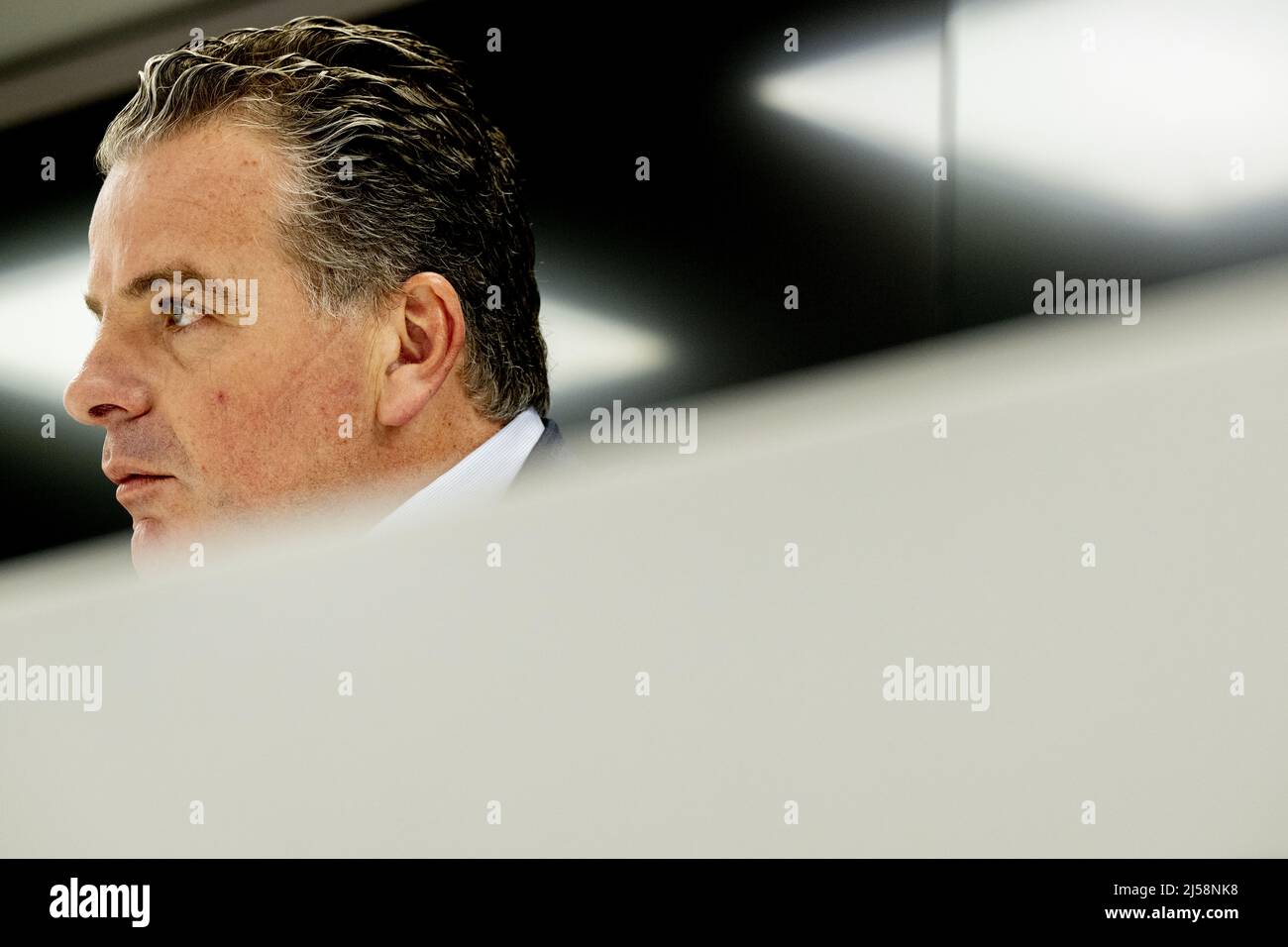 2022-04-21 16:05:20 ROTTERDAM - Dennis te Kloese de Feyenoord lors d'une conférence de presse du club de football sur l'hébergement futur du club de Rotterdam. ANP ROBIN UTRECHT| pays-bas hors - belgique hors Banque D'Images