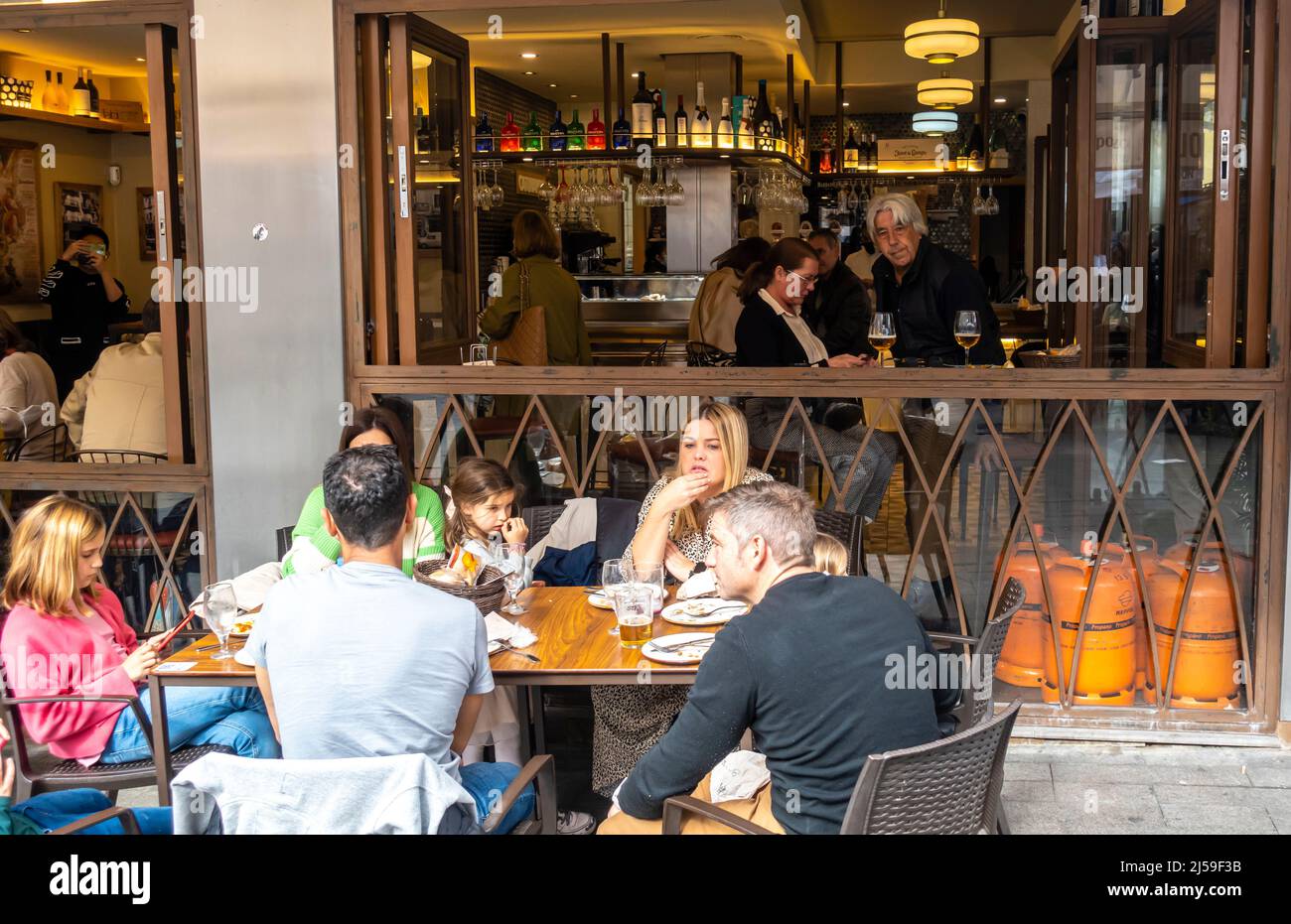 Restaurant de tapas Casa Manolo dans la vieille ville, Alfalfa, Centro, Séville, Espagne, Europe Banque D'Images