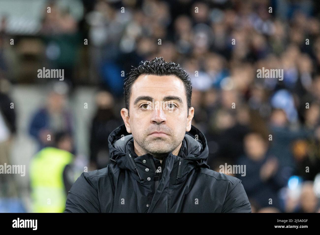 Saint-Sébastien, Espagne. 21st avril 2022. La Liga Spanish la Liga football Match Real Sociedad vs FC Barcelona au stade Reale Arena, San Sebastian 21 avril 2022. Xavi Hernandez 900/Cordone Press Credit: CORDONE PRESS/Alay Live News Banque D'Images