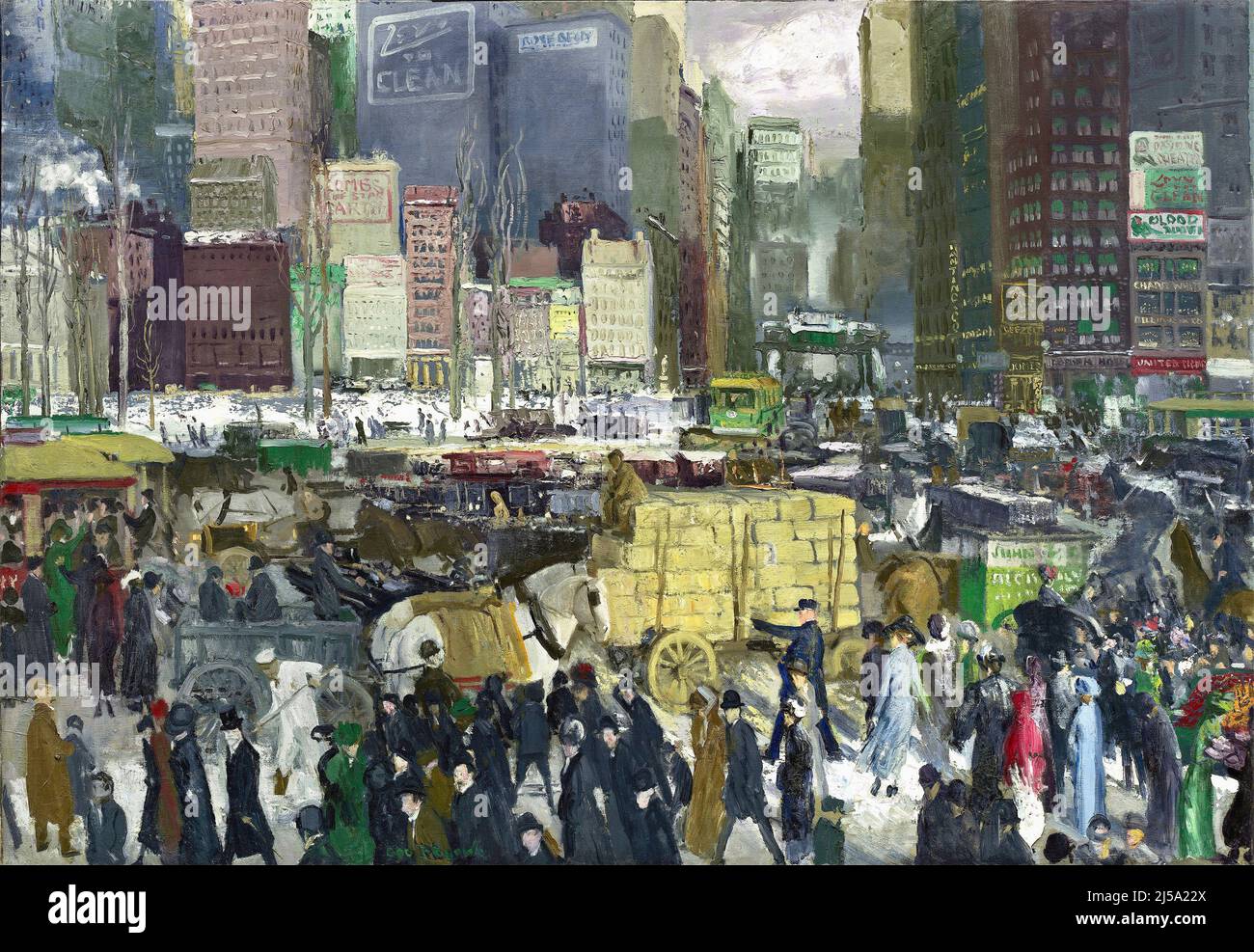 George Bellows - New York - 1911 Banque D'Images