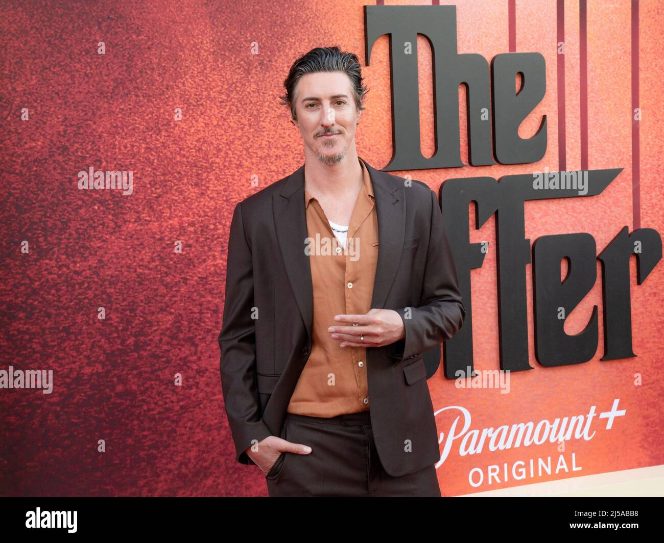 20 avril 2022, Los Angeles, Californie, États-Unis: Eric Balfour participe à la première de la nouvelle série Paramount plus à Los Angeles ''l'offre' (image de crédit: © Billy Bennight/ZUMA Press Wire) Banque D'Images