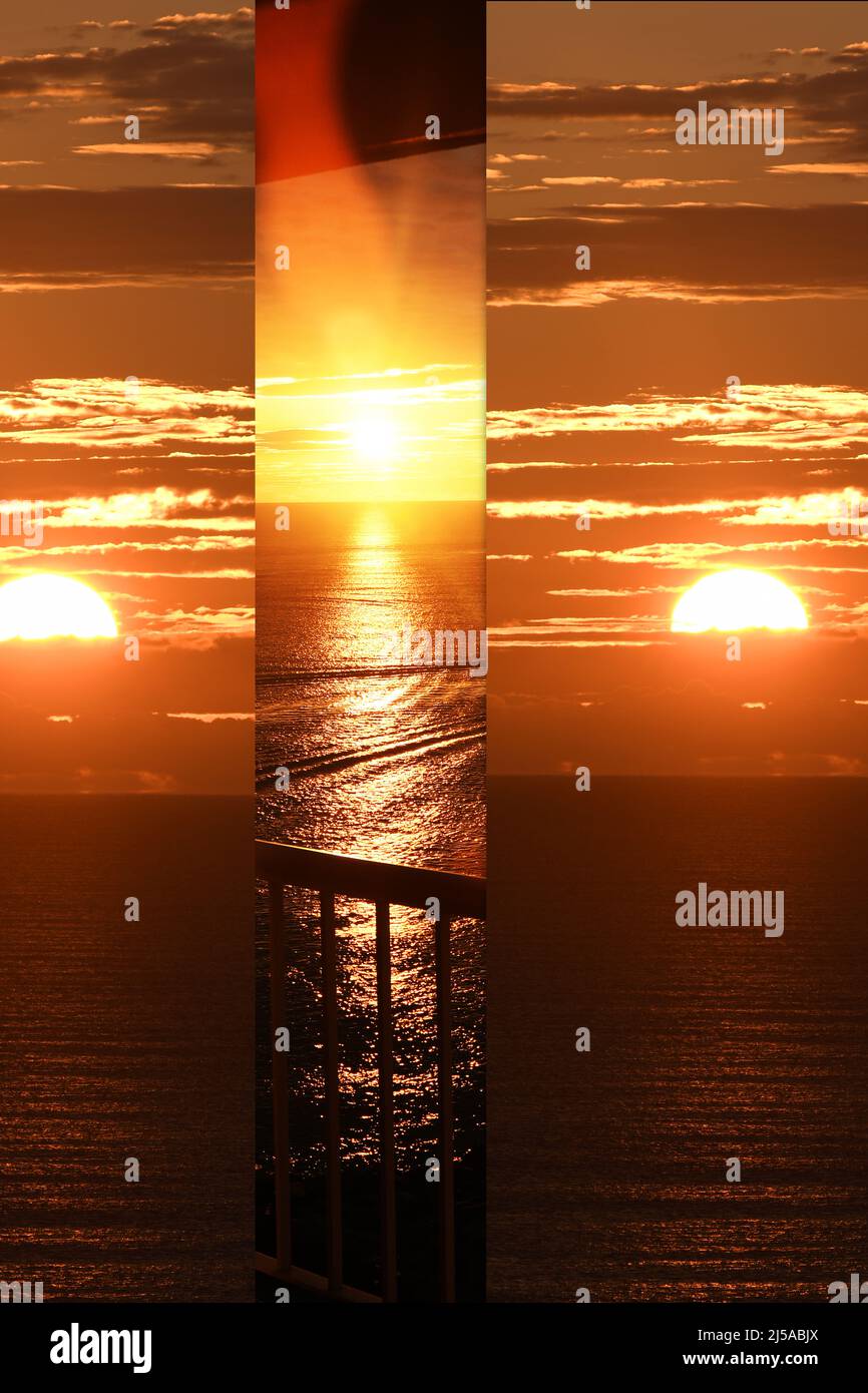 SALLE D'ÉVASION: Porte cosmique aux beaux levers du monde vu à travers les yeux d'un être extraterrestre. Banque D'Images