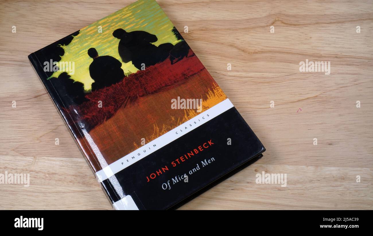 Of mice and men steinbeck book Banque de photographies et d’images à