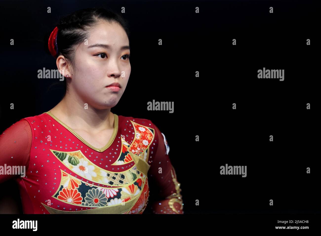 Tokyo, Japon. 21st avril 2022. Hitomi Hatakeda Gym artistique : la gymnastique artistique 76th All Japan Championnat individuel de qualification des femmes au Tokyo Metropolitan Gymnasium à Tokyo, Japon . Crédit: Naoki Nishimura/AFLO SPORT/Alay Live News Banque D'Images