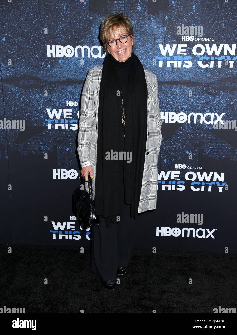 New York, États-Unis. 21st avril 2022. Gabrielle Carteris participe à la première « We Own This City » d'HBO qui s'est tenue au Times Center le 21 avril 2022 à New York, NY ©Steven Bergman/AFF-USA.COM Credit: AFF/Alay Live News Banque D'Images