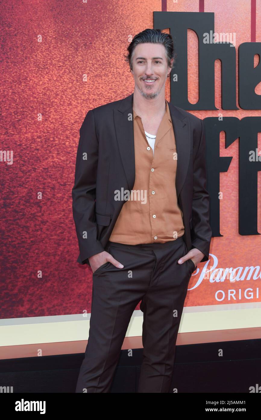 20 avril 2022, Los Angeles, Californie, États-Unis: ERIC BALFOUR participe à la première de la nouvelle série Paramount plus à Los Angeles ''l'offre' (image de crédit: © Charlie Steffens/ZUMA Press Wire) Banque D'Images