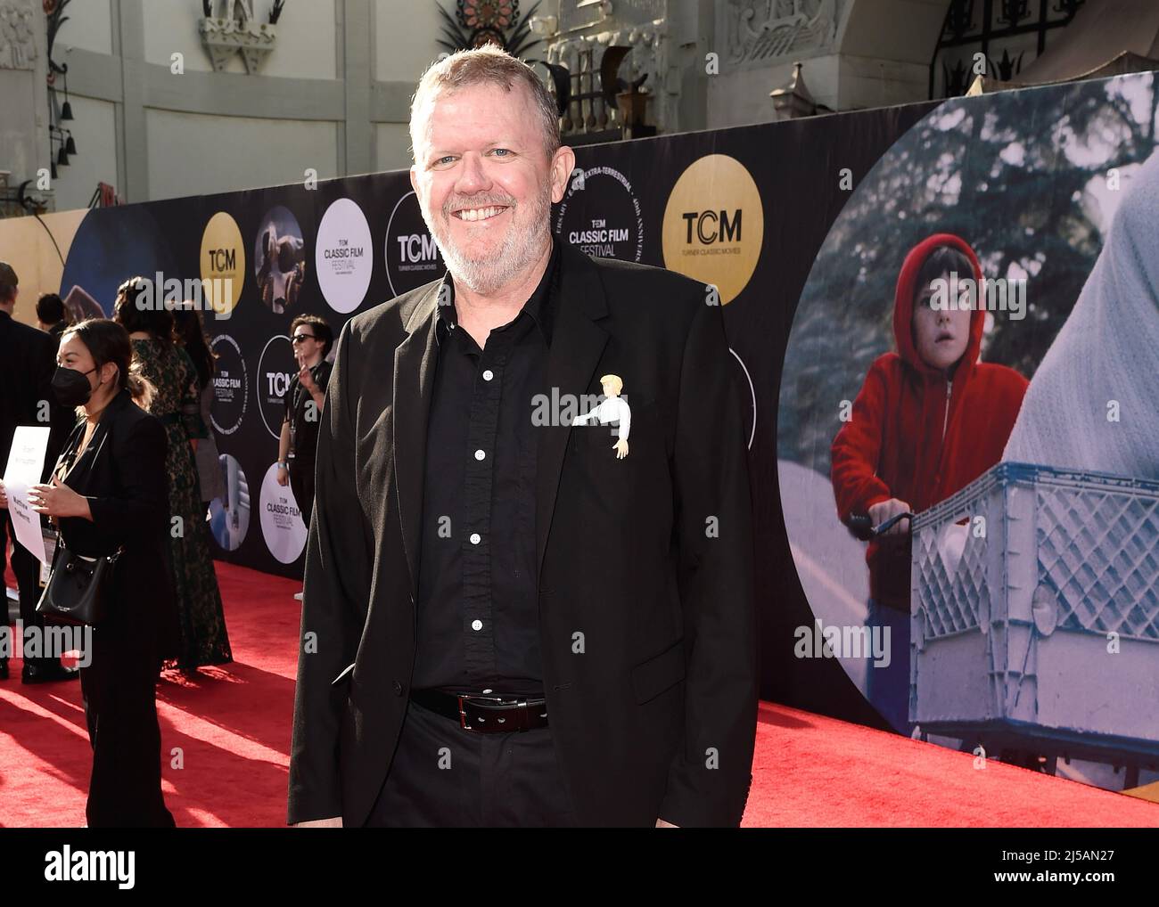 Los Angeles, États-Unis. 21st avril 2022. Robert MacNaughton marche sur le tapis rouge au Festival du film classique 2022 de la TCM - projection du 40th anniversaire de 'E.T., l'extra-terrestre' au Théâtre chinois de la TCL à Los Angeles, CA, le 21 avril 2022. (Photo de Scott Kirkland/Sipa USA) crédit: SIPA USA/Alay Live News Banque D'Images