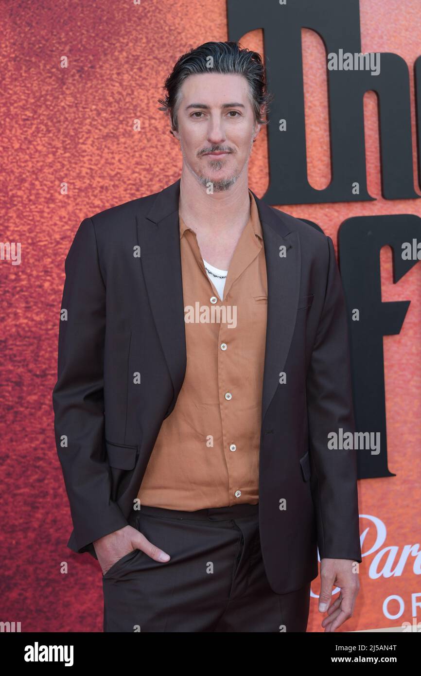 20 avril 2022, Los Angeles, Californie, États-Unis: ERIC BALFOUR participe à la première de la nouvelle série Paramount plus à Los Angeles ''l'offre' (image de crédit: © Charlie Steffens/ZUMA Press Wire) Banque D'Images