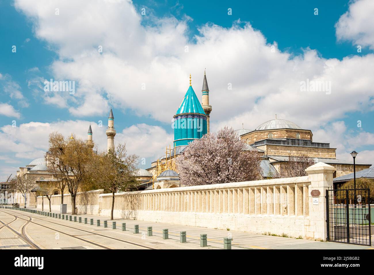 Musée Mevlana et Tombeau Mevlana à Konya Turquie Banque D'Images