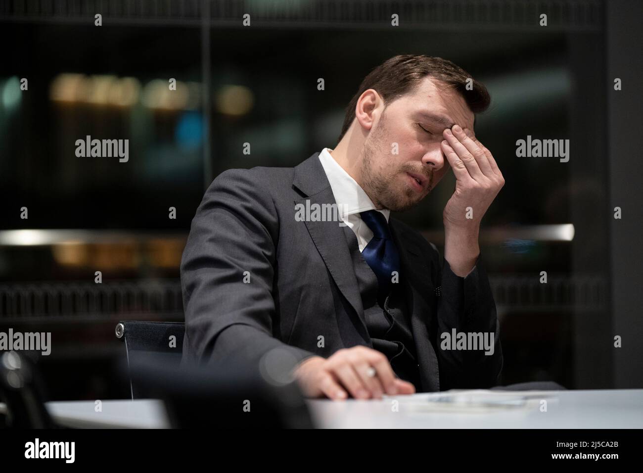 Oleksiy Honcharuk, premier ministre de l'Ukraine, à Londres, en novembre 2019. Un politicien ukrainien. Il a été Premier Ministre de l'Ukraine du 29 août 2019 au 4 mars 2020 photo de David Levenson/Alamy Banque D'Images