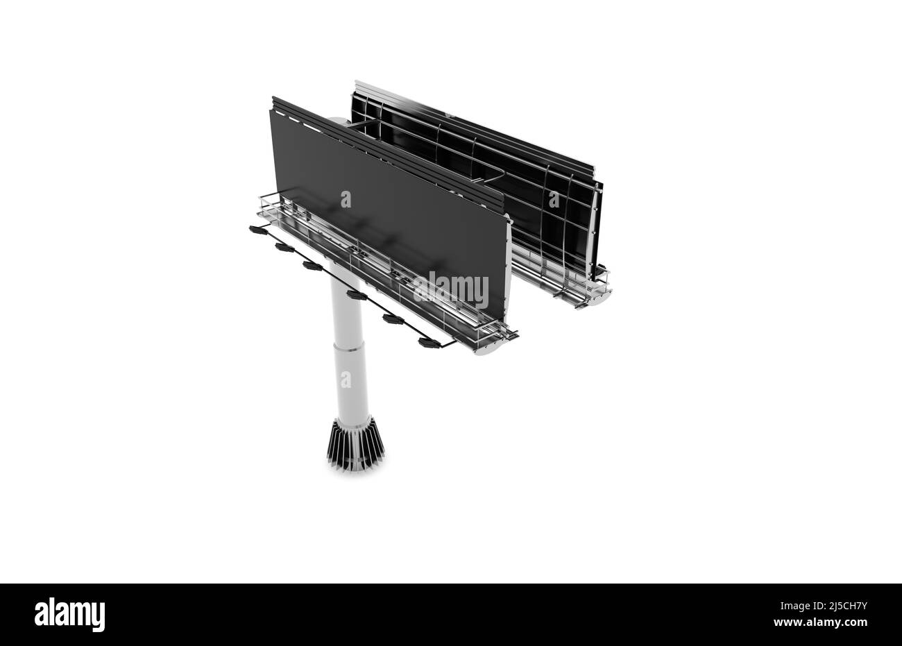 Panneaux de signalisation sur fond blanc Banque D'Images