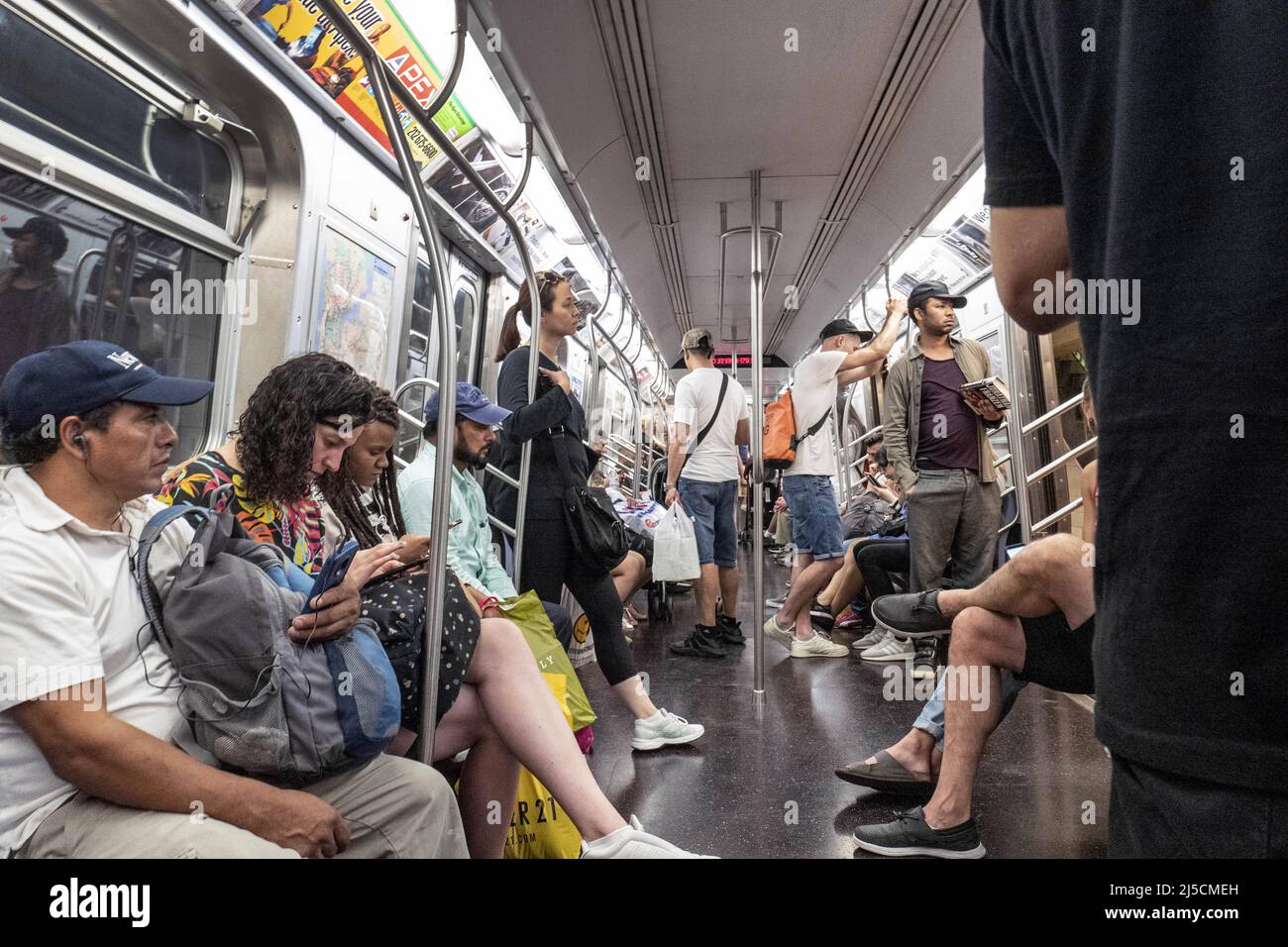 USA, New York, 31 août 2019. Passagers du métro à Manhattan le 31 août 2019. [traduction automatique] Banque D'Images