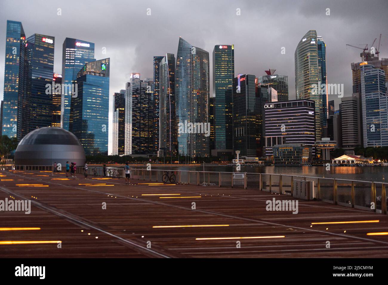 05/28/2020, Singapour, République de Singapour, Asie - vue sur la ligne ...