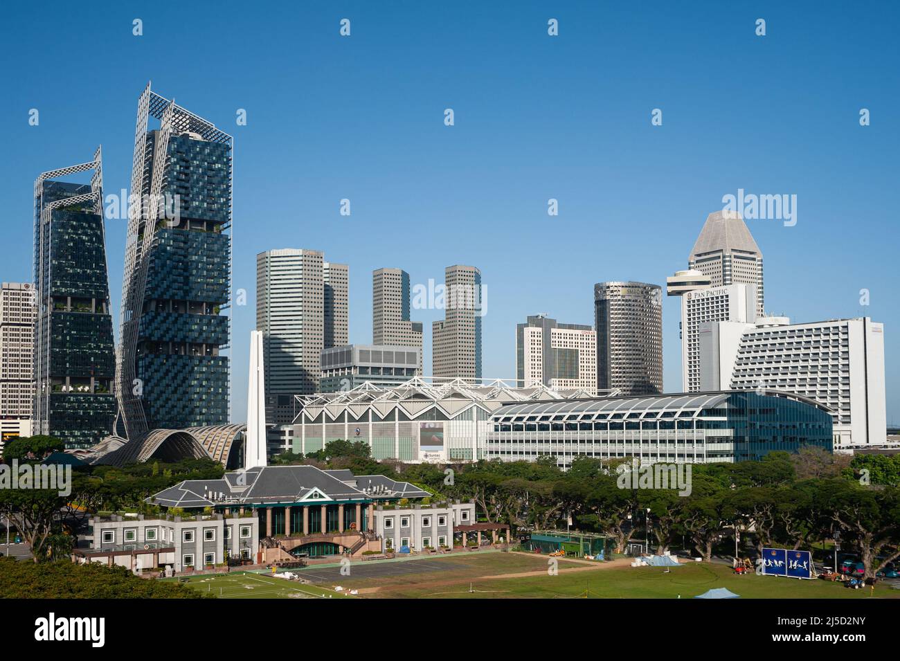 05.01.2020, Singapour, République de Singapour, Asie - vue depuis la ...