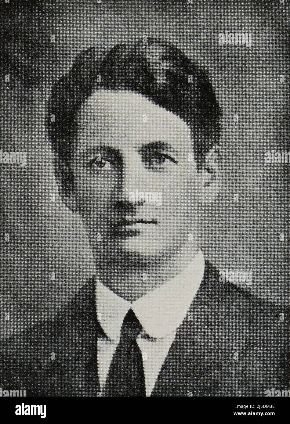 M. Mac Swiney, lord-maire de Cork. - Extrait de 'l'Illustration Journal  universel' - magazine illustré français - 1920 Photo Stock - Alamy
