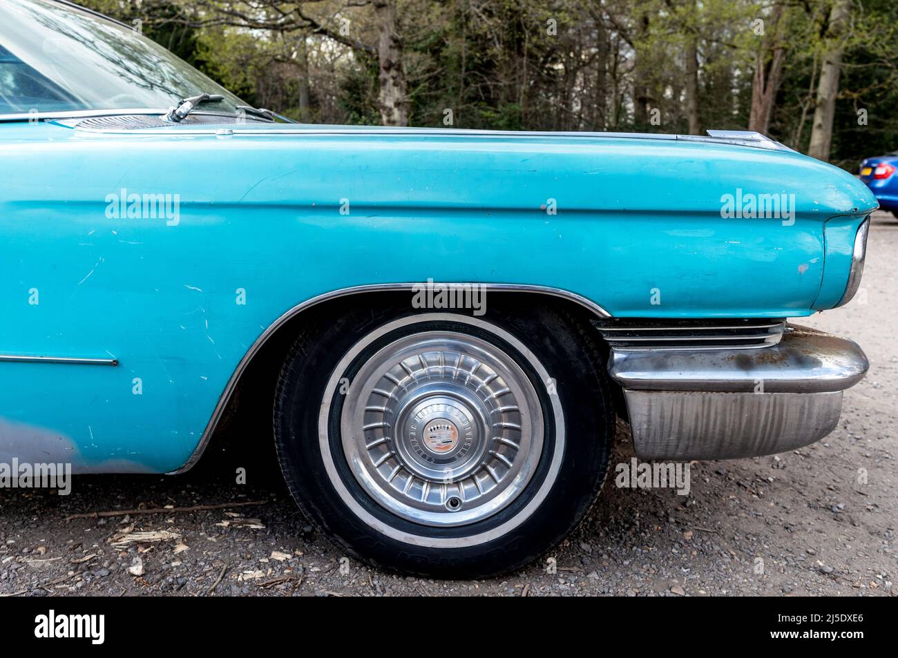 Un coupé Deville 1960 de Cadillac à Londres Banque D'Images