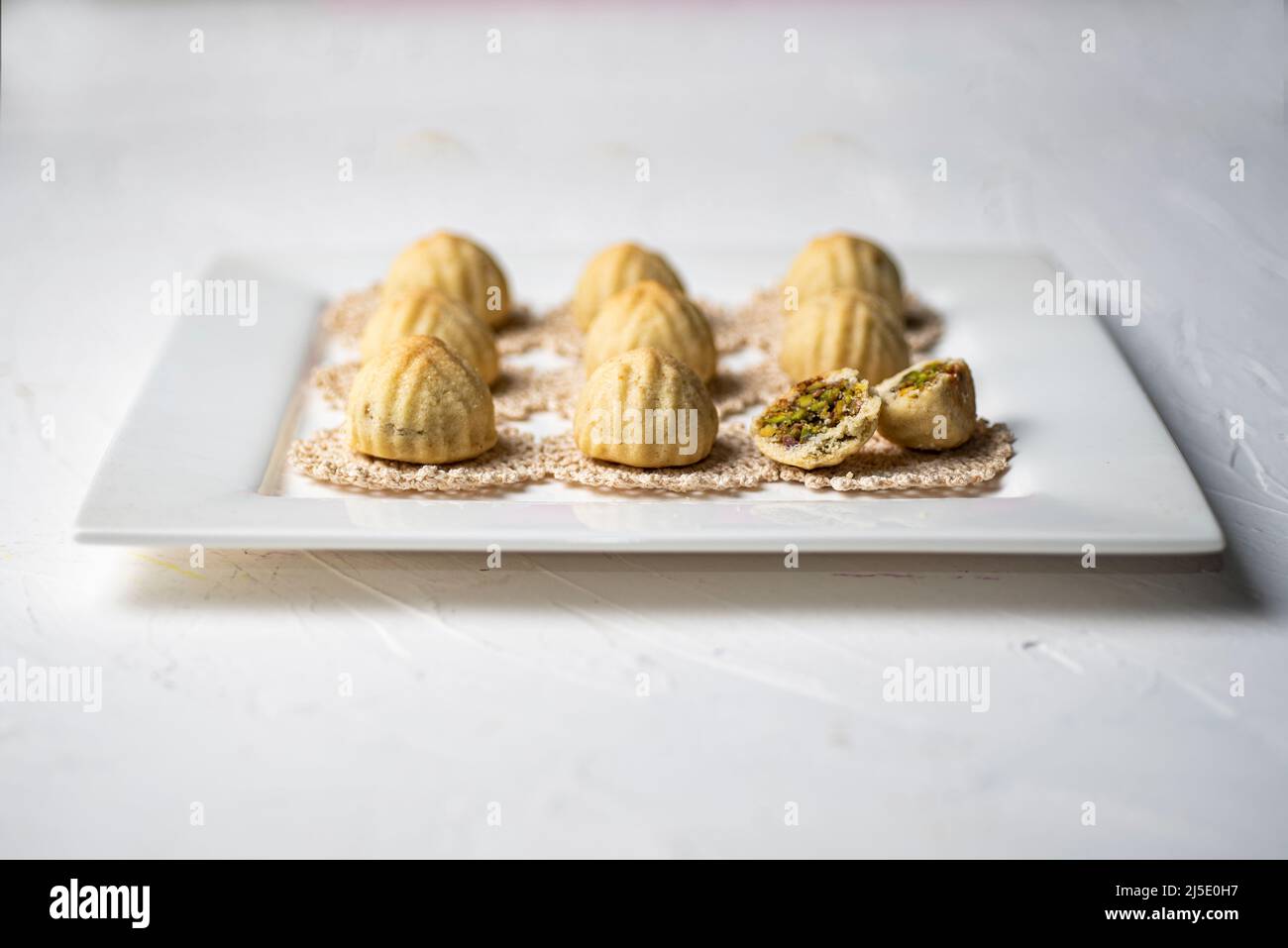 Biscuit au beurre arabe ma'amoul Banque D'Images