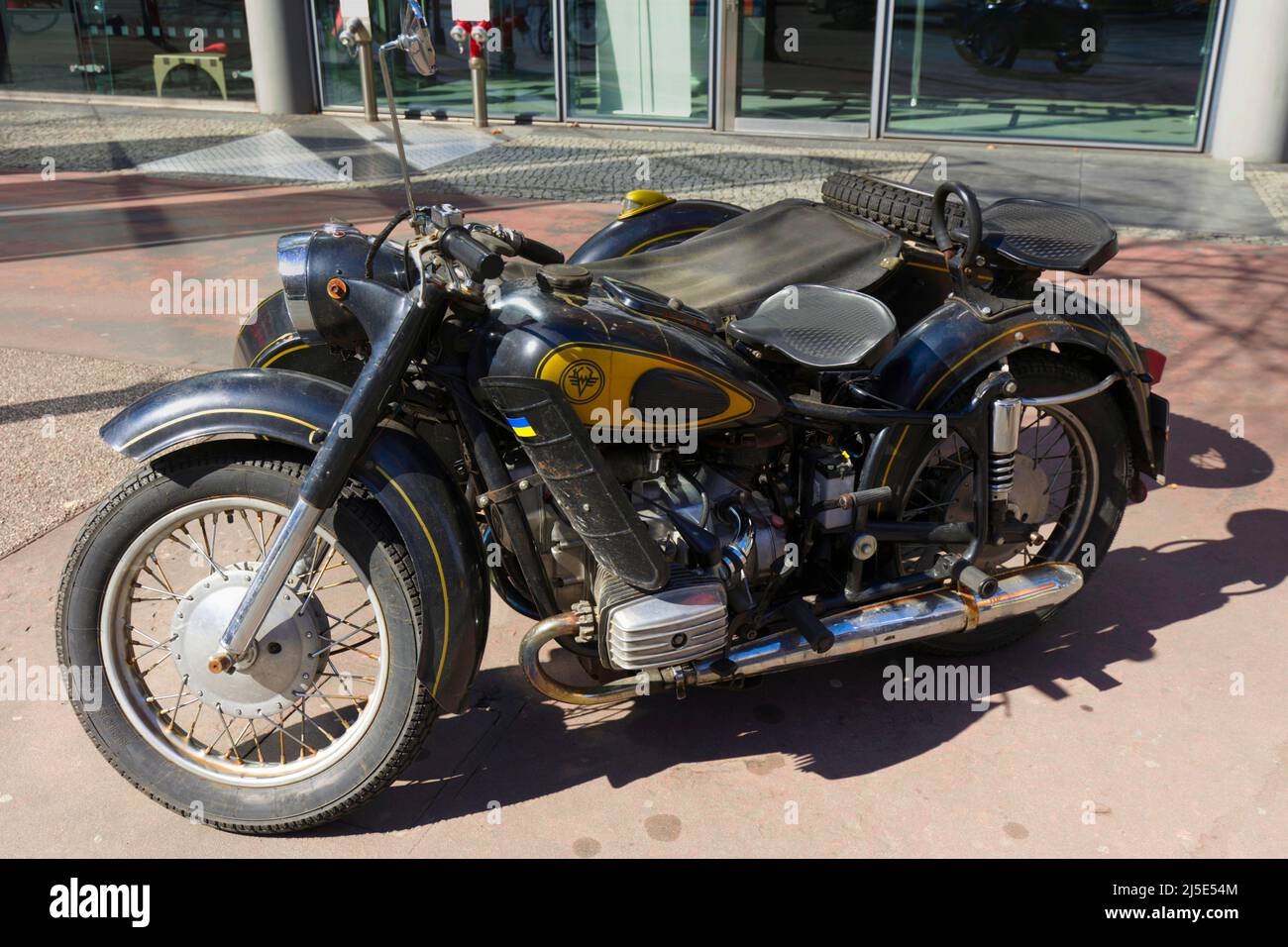 Dnepr MT-16 marque de moto produite à Kiev, Ukraine Banque D'Images