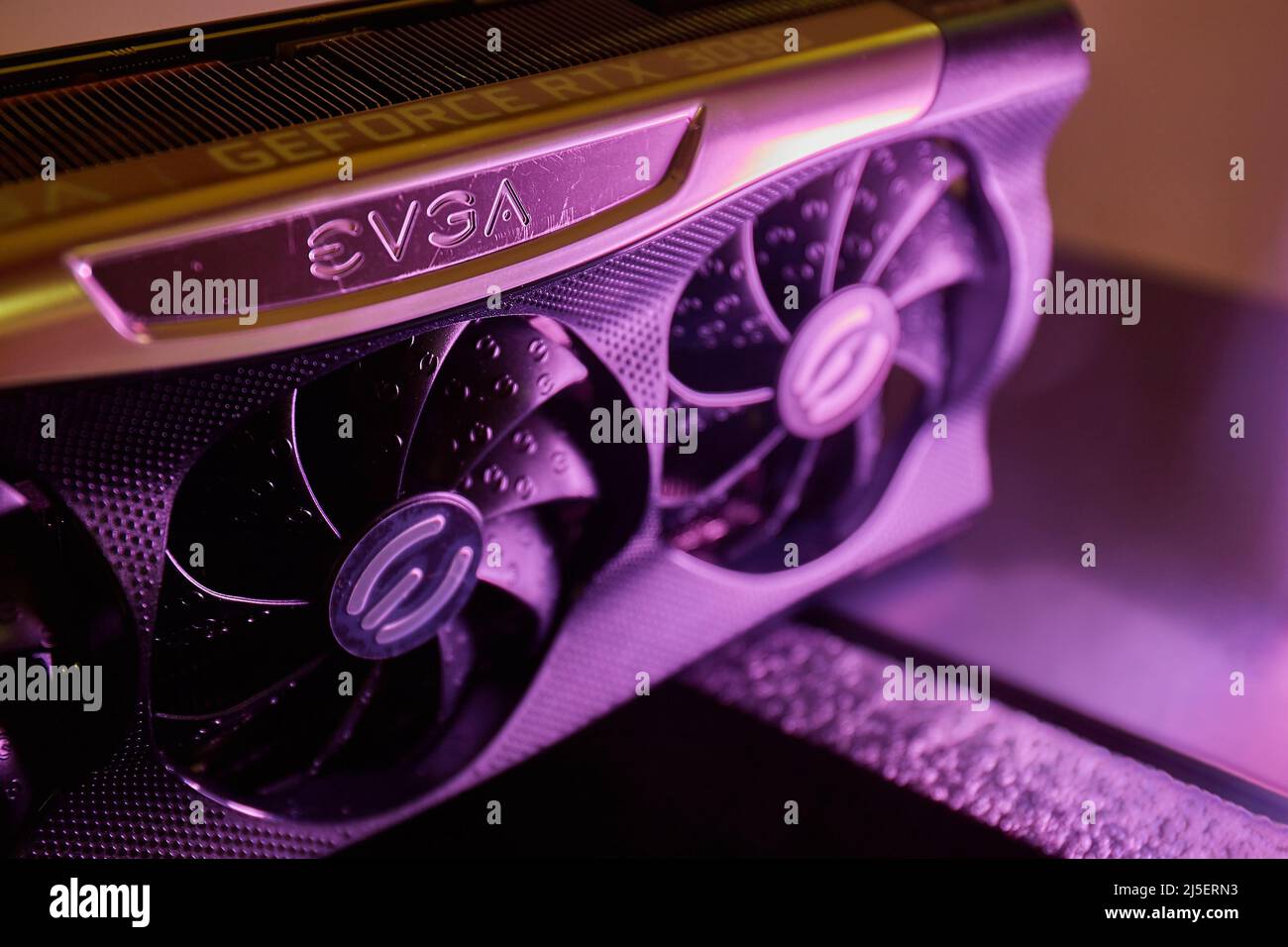 Carte graphique GeForce RTX 3090 Nvidia Banque D'Images